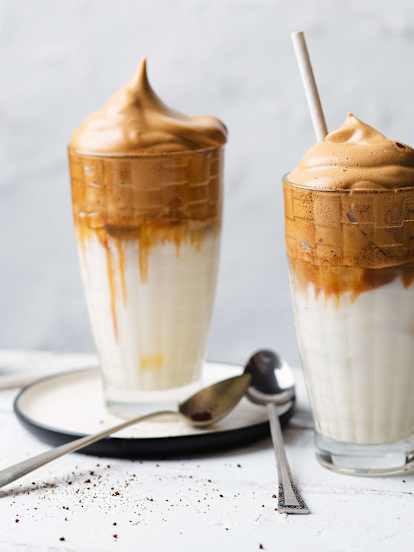 Condensed Milk Dalgona Coffee
