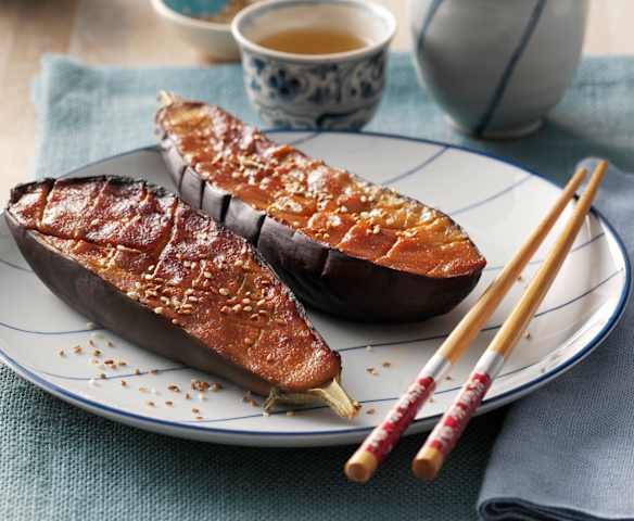 Miso Glazed Aubergine (Nasu dengaku) Miso Glazed Aubergine (Nasu dengaku)