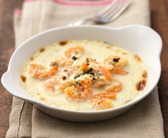 Prawn Gratin with Pink Peppercorns Prawn Gratin with Pink Peppercorns