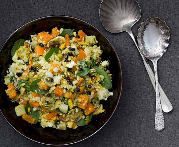 Cauliflower Rice Pilaf with Sweet Potato Cauliflower Rice Pilaf with Sweet Potato