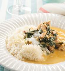 Chicken Curry with Spinach
