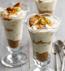 Gooseberry and Ginger Biscuit Layers