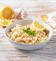 Lemon Garlic White Rice