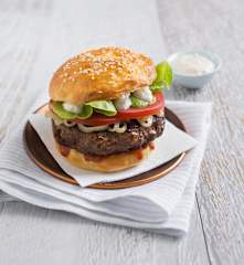 Classic beef burgers
