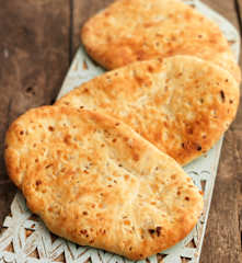 Naan Bread with Onion and Cumin
