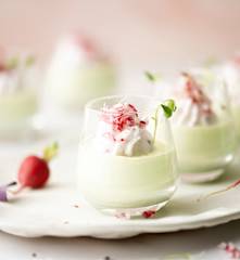 Radish and Fresh Goat's Cheese Verrines