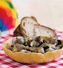 Clams with Garlic Sauce
