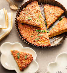 Baby-friendly Harissa Lentil and Feta Wedges