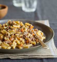 Beef-Ragout with Macaroni
