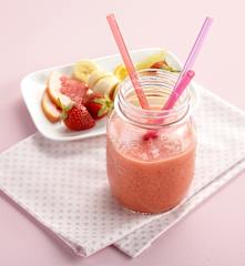 Banana, Strawberry and Citrus Juice