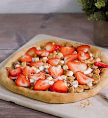 S'mores Strawberry Dessert Pizza