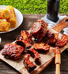 Baby Back Ribs with Stout Beer BBQ Sauce