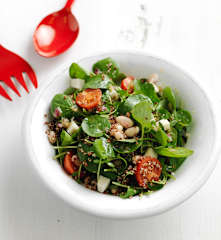 Quinoa Salad with Beans and Goat's Cheese