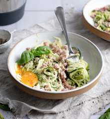 Zoodles Carbonara (Thermomix® Spiralizer, TM6)