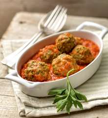 Meatballs with tomato sauce