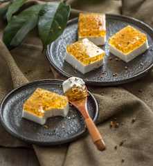 Coconut and Osmanthus Jelly