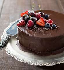 Chocolate truffle cake