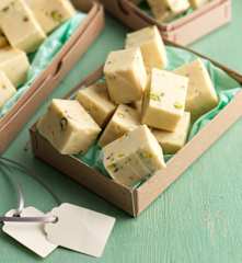 Irish Cream and Pistachio Fudge