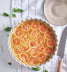 Tomato, Spinach and Ricotta Quiche