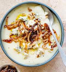 Parsnip Soup with Caramelised Onions