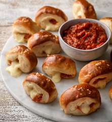 Pepperoni Pretzel Bites
